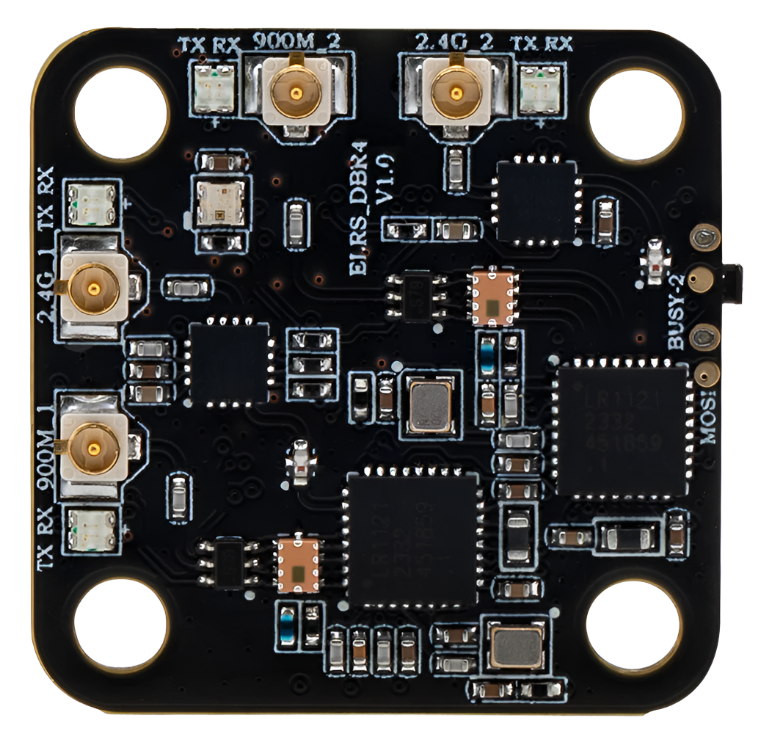 DBR4 Dual Band Xross Gemini ExpressLRS Receiver