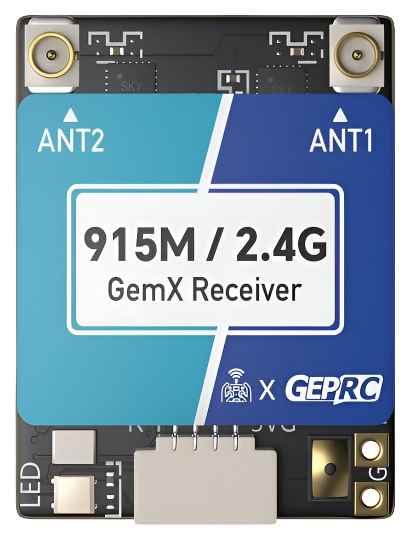 GEPRC ELRS 915M/2.4G Gemini Xrossband Receiver