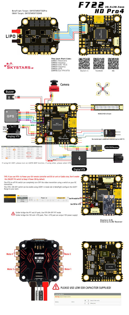 Skystars F722 HD PRO 4